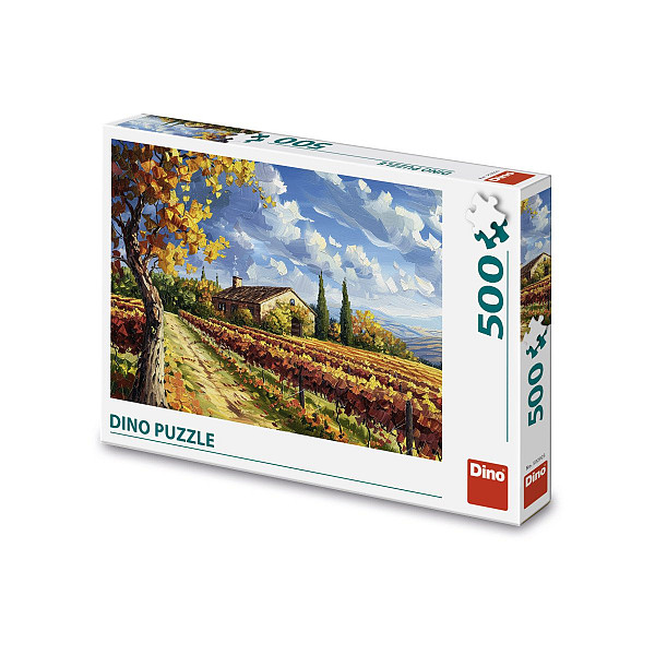 Puzzle 500 Malovaná vinice