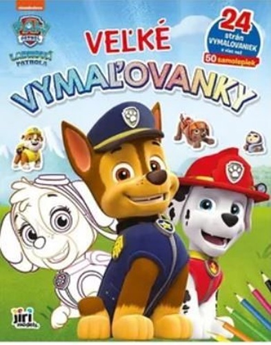 Veľké maľovanky Labková patrola