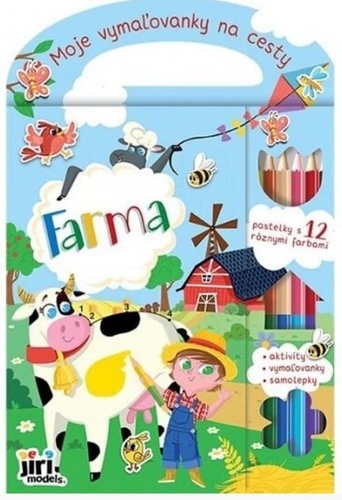 Moje maľovanky na cesty Farma
