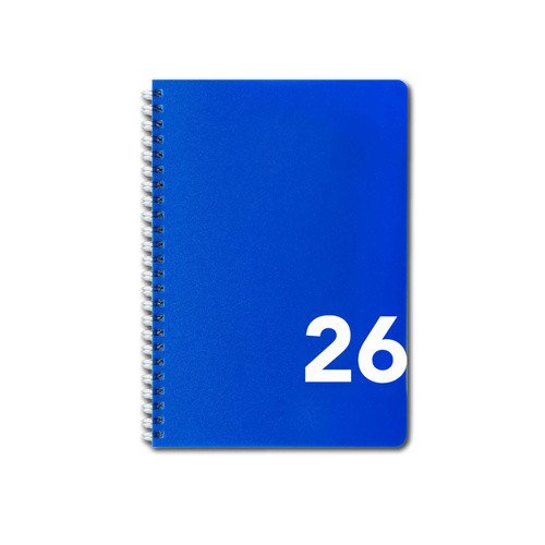 Diář týdenní A5 sloupcový, modrý