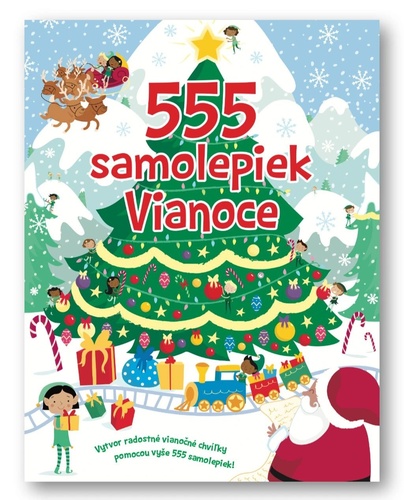 555 samolepiek Vianoce