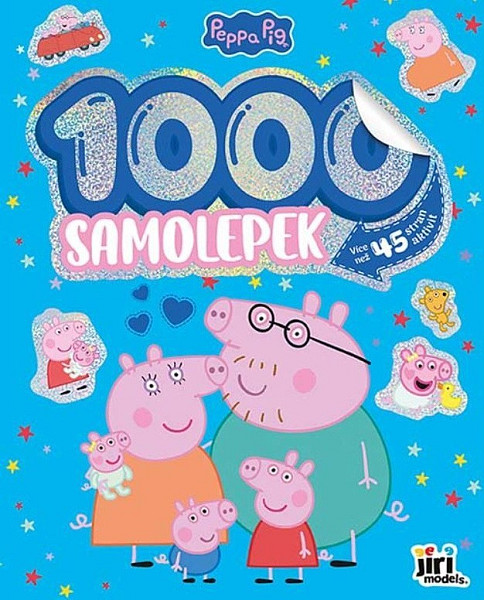1000 samolepek s aktivitami Prasátko Peppa