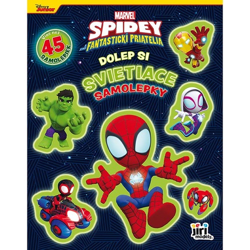 Dolep si svietiace samolepky Spidey