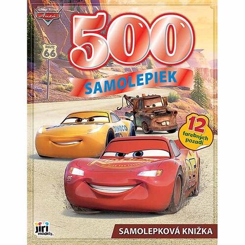 500 samoliepek Autá