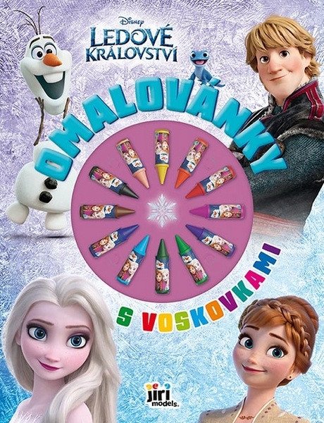 Ledové království - Omalovánky s voskovkami