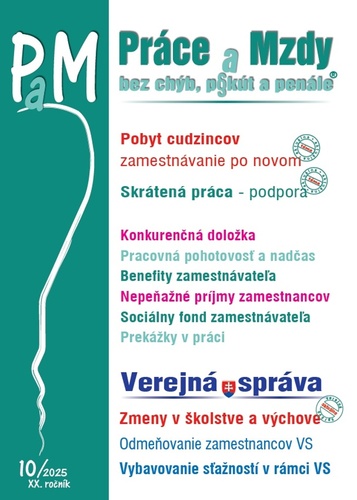 Práce a Mzdy, bez chýb, p§kút a penále 10/2025