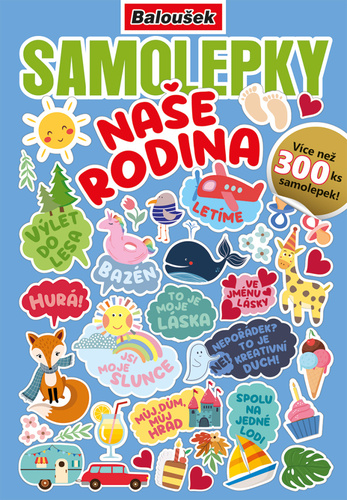 Samolepkový sešit Naše rodina