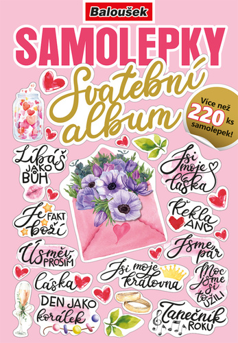 Samolepkový sešit Svatební album