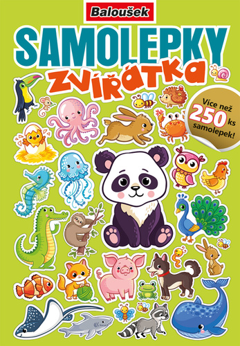 Samolepkový sešit Zvířátka