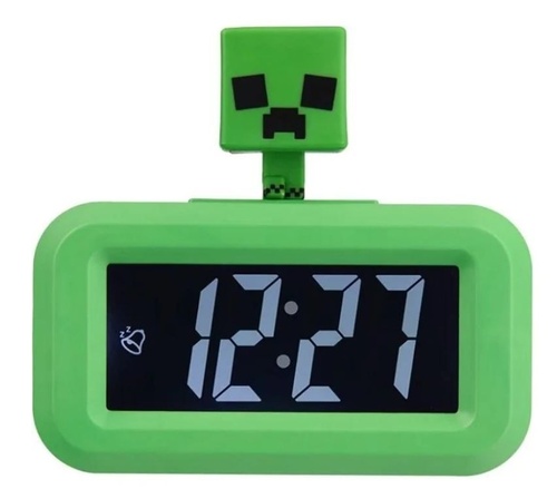 Minecraft budík Creeper mini