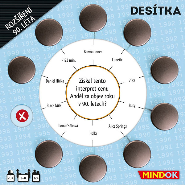 Desítka Rozšíření 90. léta