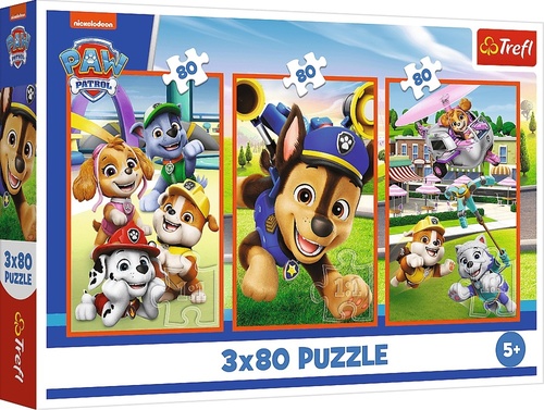 Puzzle Tlapková patrola Psí gang