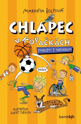 Chlapec v kopačkách