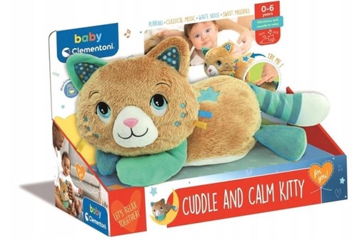 Ron-Ron usínající plyšová kočka s předením