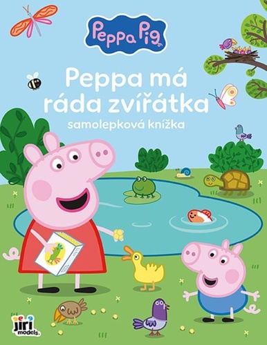 Velká samolepková knížka Peppa má ráda zvířátka