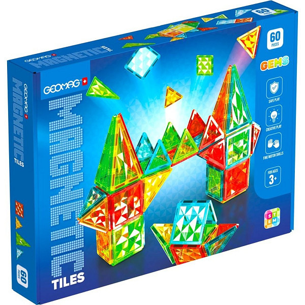 Geomag Magnetic Tiles 60 dílků