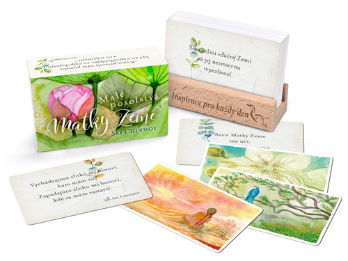Malé posolstvá Matky Zeme s dreveným stojančekom