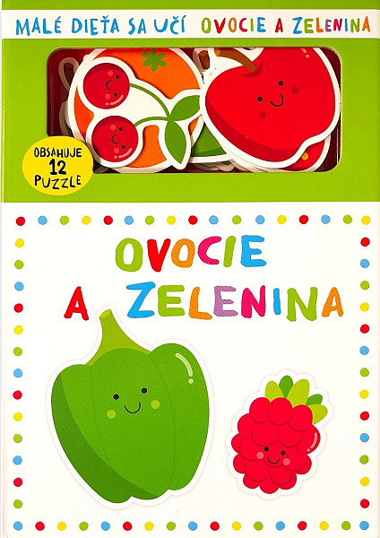 Malé dieťa sa učí Ovocie a zelenina