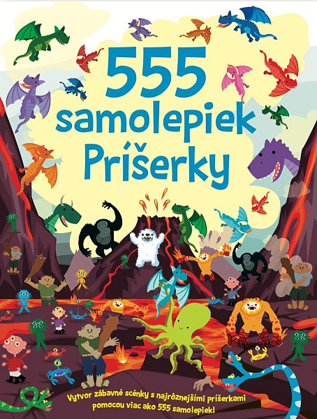 555 samolepiek Príšerky