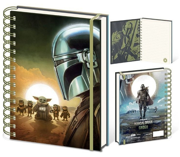 Mandalorian a Grogu blok A5 Sunset