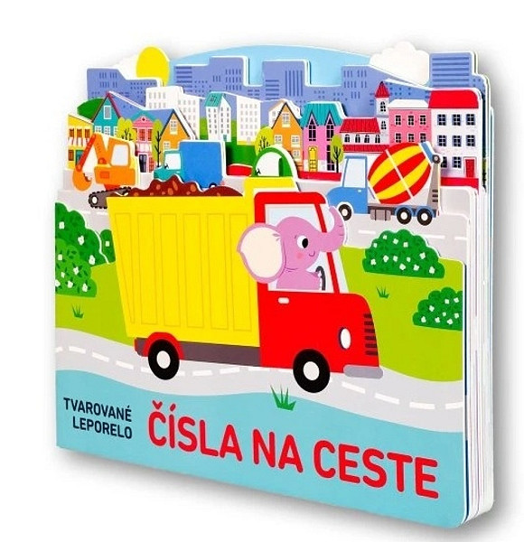 Tvarované leporelo Čísla na ceste