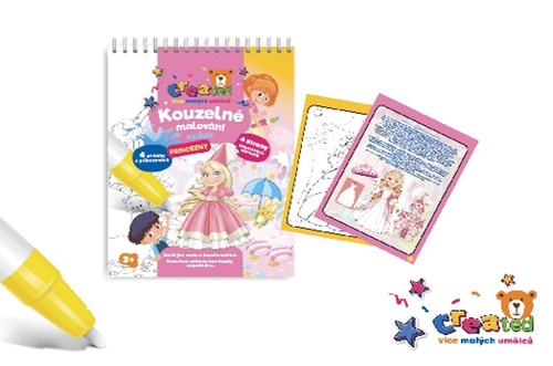 Kouzelné malování vodou Princezny