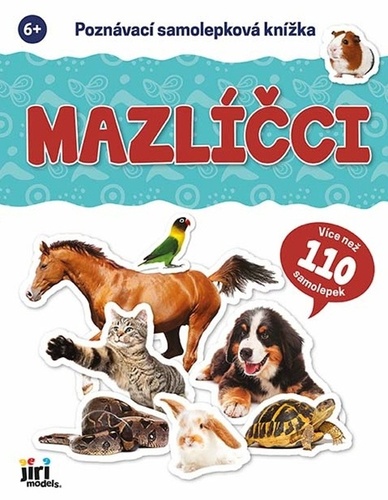 Poznávací samolepková knížka Mazlíčci