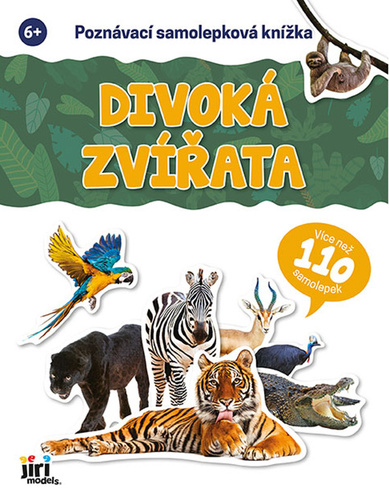 Poznávací samolepková knížka Divoká zvířata