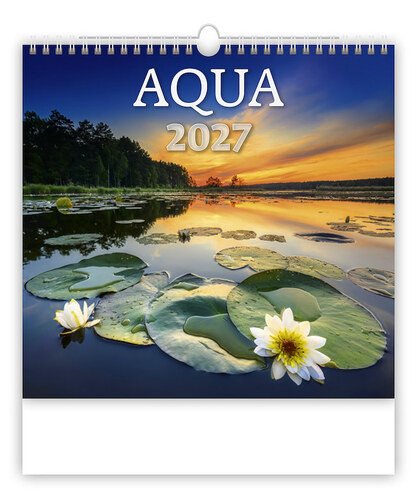Aqua 2027 - nástěnný kalendář