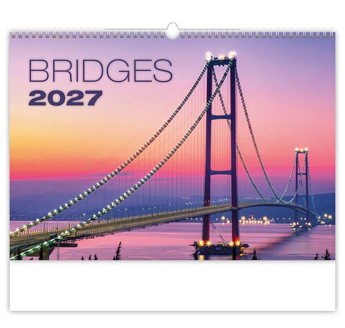 Bridges 2027 - nástěnný kalendář
