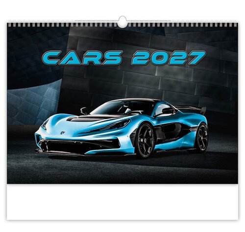 Cars 2027 - nástěnný kalendář