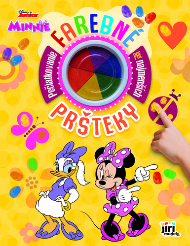 Farebné pršteky Minnie