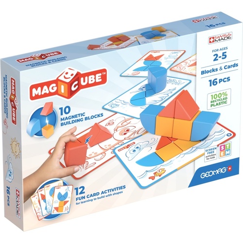 Geomag Magicube Blocks&Cards 16 dílků
