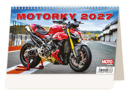Motorky 2027 - stolní kalendář