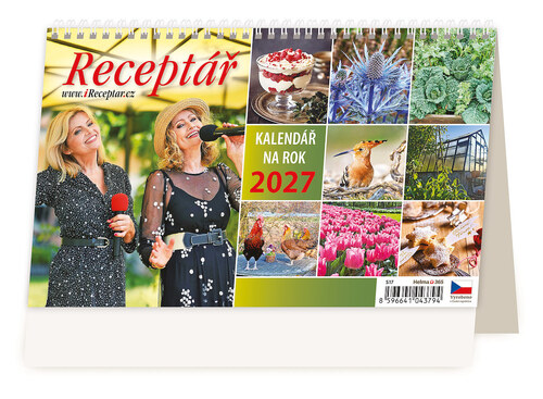 Receptář 2027 - stolní kalendář