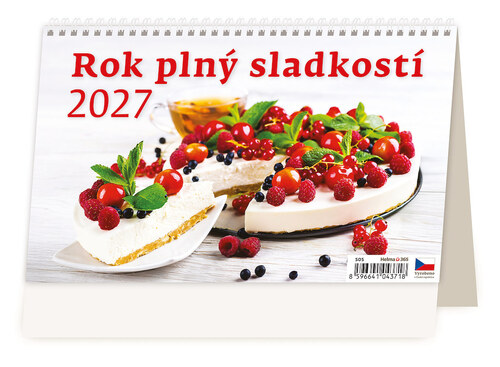 Rok plný sladkostí 2027 - stolní kalendář