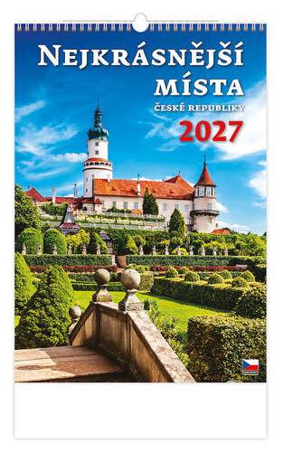 Nejkrásnější místa České republiky 2027 - nástěnný kalendář