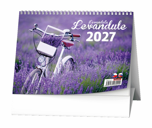Levandule 2027 - stolní kalendář