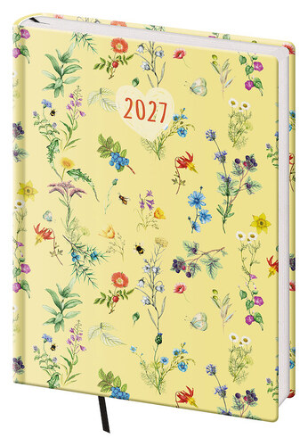 Diář denní 2027 B6 Vario Lyra Botanica