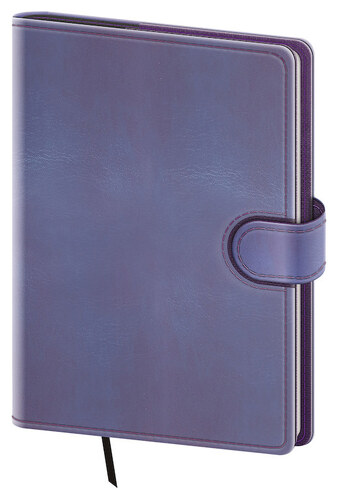 Týdenní diář 2027 A5 Flip Double Violet