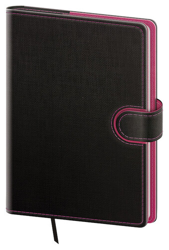 Týdenní diář 2027 A5 Flip antracit magenta