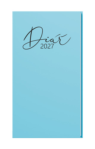 Týdenní diář 2027 Jakub Pastel kapesní modrá
