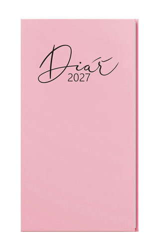 Týdenní diář 2027 Jakub Pastel kapesní růžová