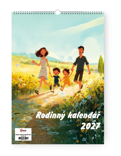 Rodinný kalendář 2027 - nástěnný kalendář