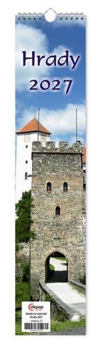 Hrady 2027 - nástěnný kalendář, kravata