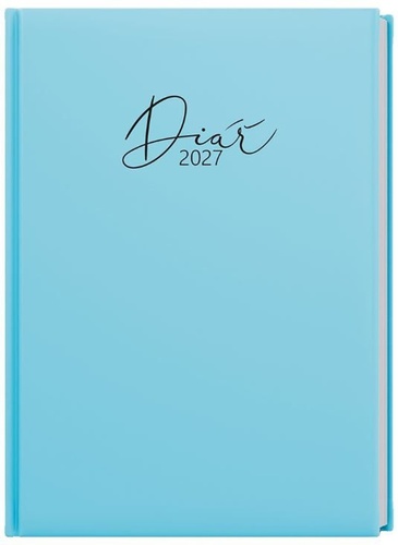 Týdenní diář 2027 Prokop Pastel B6 modrá