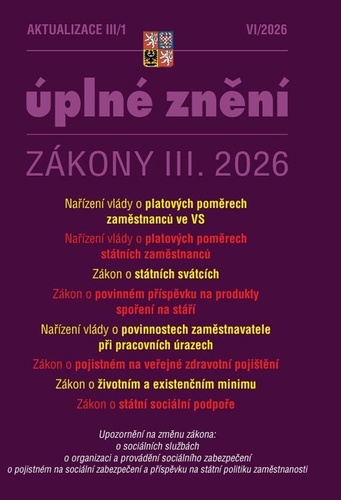 Aktualizace O poměrech zaměstnanců ve veřejných službách a správě