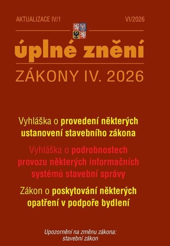 Aktualizace O poskytování některých opatření v podpoře bydlení