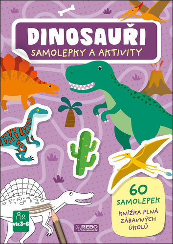 Dinosauři samolepky a aktivity