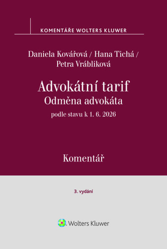 Advokátní tarif odměna advokáta Komentář